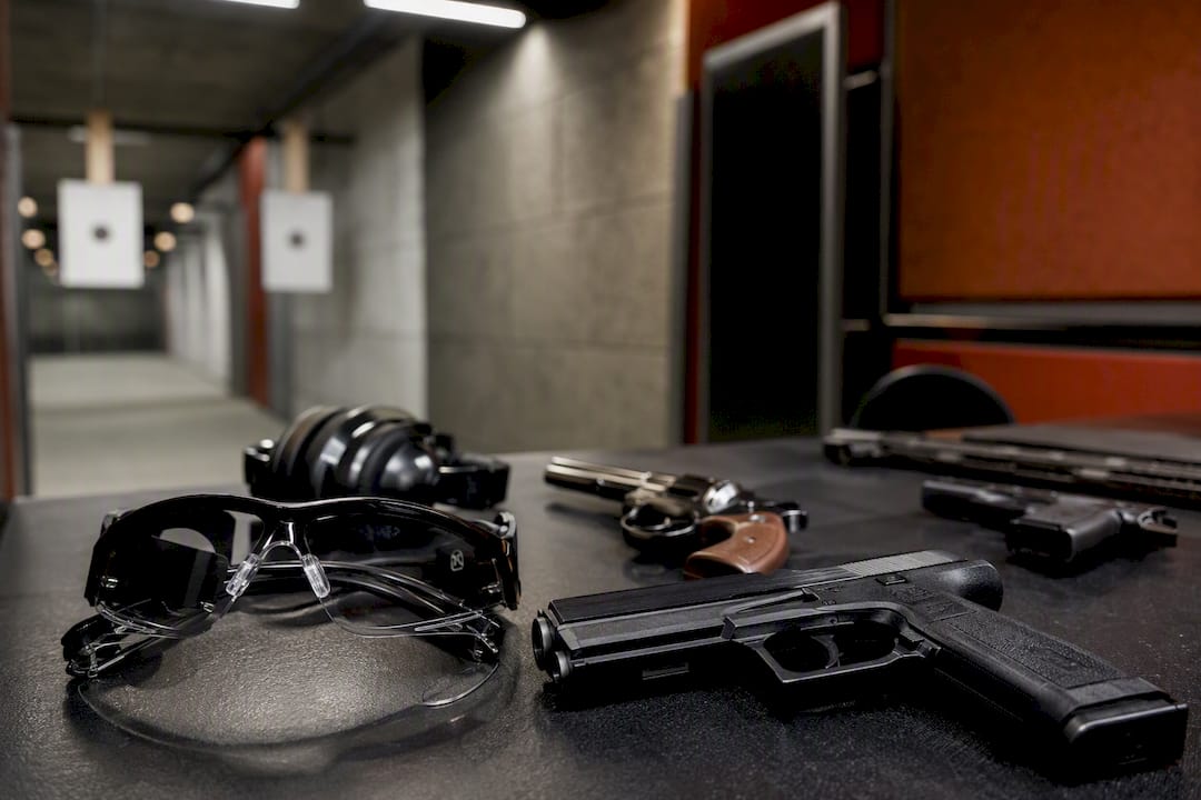 Clean shooting gear in indoor range