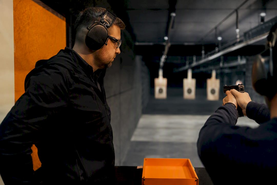Supervised compact handgun range practice
