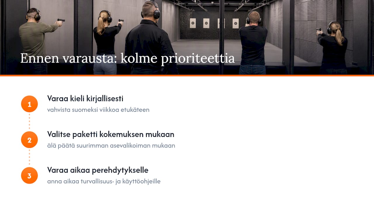 Mikä suomalaisten kannattaa muistaa ennen varausta? — overview diagram