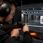 Supervised rifle handling inside Tallinn shooting range