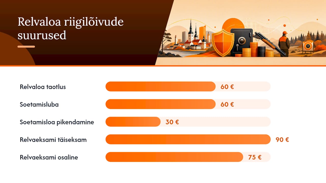 Riigilõivud kokku: mis summad ja mida need katavad — overview diagram