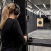 Ammuskelija harjoittelee taktista hengitystekniikkaa