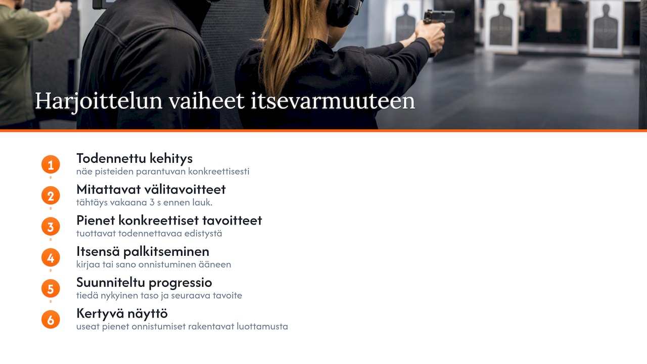 Itseluottamuksen rakentaminen harjoittelun kautta: kehittyminen ja itsensä palkitseminen — overview diagram