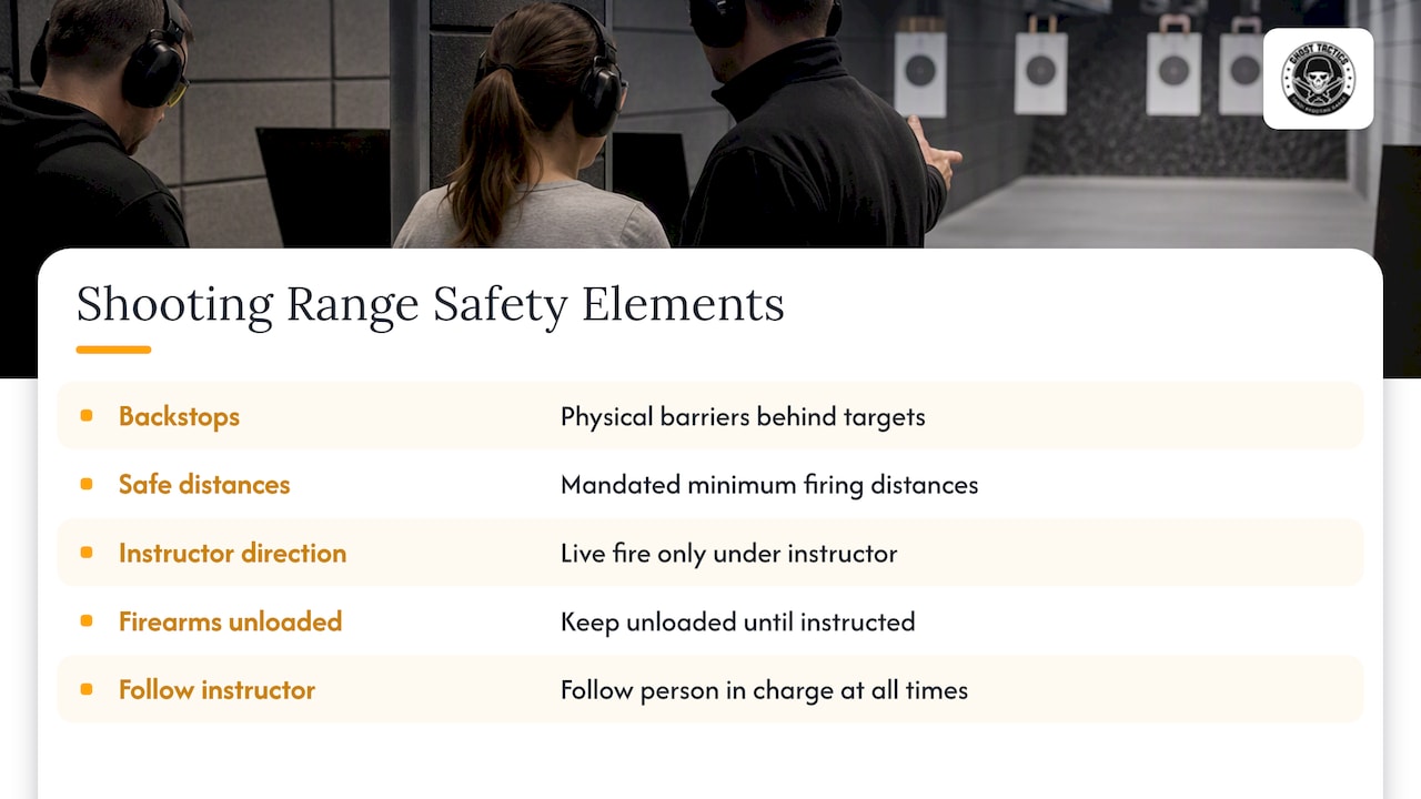 Five key safeguards for shooting range visitors