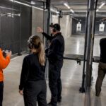 Valvottu droneharjoitus sisäammunta-alueella